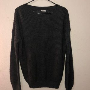 Grey oversized sweater